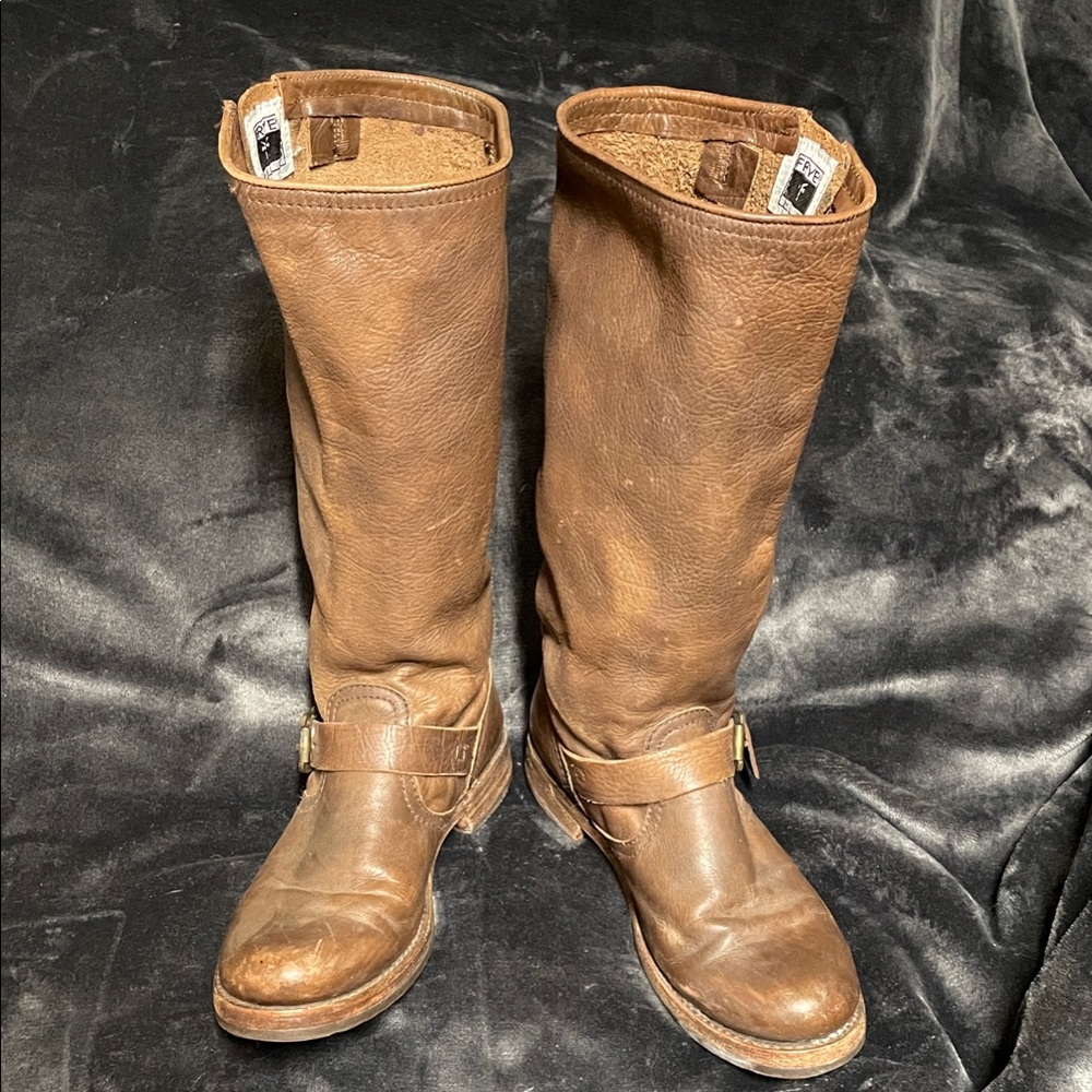 Frye Brown Heeled Boots for Women